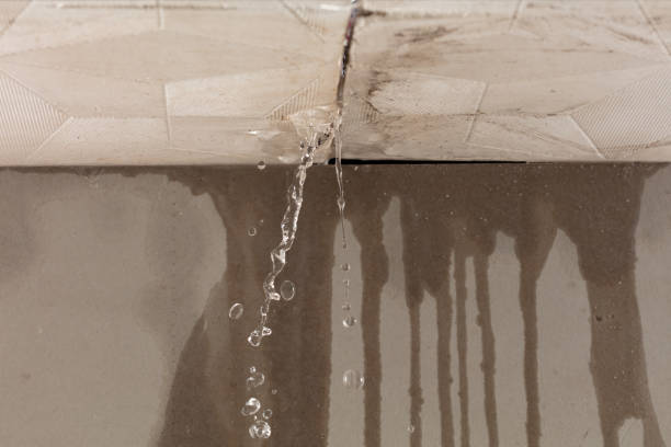 Professional Water Damage Restoration technician working in Harriman, NY